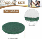 HARFINGTON 24pcs Scrubber Scouring Pads 180 Grits 4 Inch Drill Power Brush Hoop - Image 2