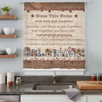 Farmhouse Sheer Curtains 108 Inch Length Brown Country Star Berry Vintage Wood - Image 8