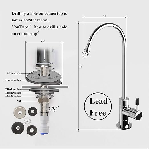 Geekpure 6-Stage Reverse Osmosis RO Drinking Water Filter System - Image 5