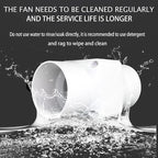14W 2.3Inches Duct Inline Fan 60mm Mini Intake Fume Extractor Low Noise 57CFM - Image 5