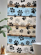 Sheer Curtains 96 Inches Long, Vintage Farmhouse Rustic Wooden Grain Privacy - Image 4