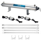 Bluonics 110W UV Water Ultraviolet 24GPM Plus Sediment and Carbon Well Water - Image 2