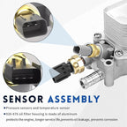 926-876 926-959 Upgraded Aluminum Engine Oil Filter Housing Kit - Image 5