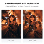 K&F CONCEPT 67mm Bilateral Blur Ghost Motion Filter Super Speed Effects - Image 3
