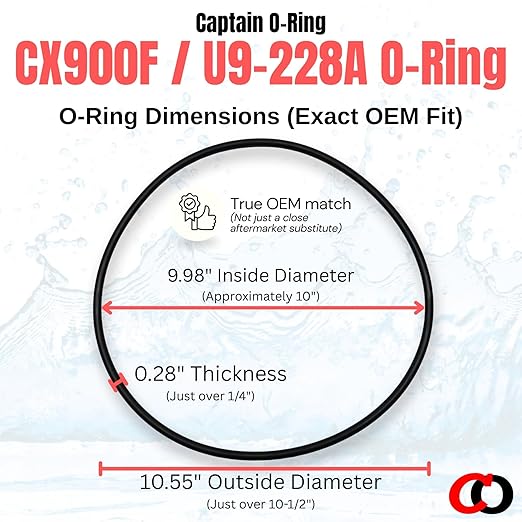 Captain O-Ring – Replacement CX900F / U9-228A / O-240 O-Rings - Image 2