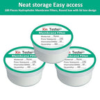 Xin Tester 100 Pieces Nylon Disc Membrane Filters, 50 mm Diameter, 0.45µm Pore - Image 6