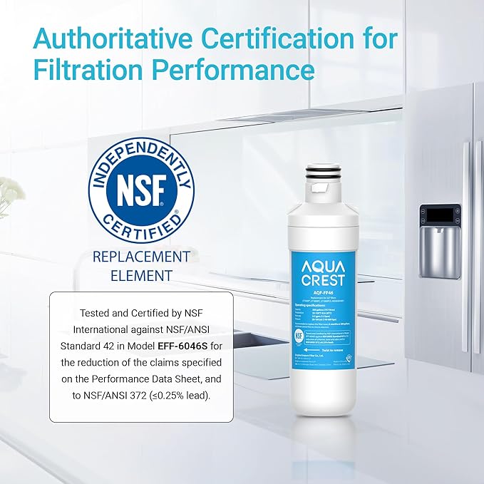 AQUA CREST LT1000PC ADQ747935 Refrigerator Water Filter and Air Filter - Image 4