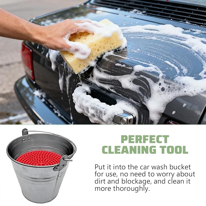 Bullet Car Wash Bucket Grit Trap Inserts, Vehicle Detailing Wash Filter - Image 5