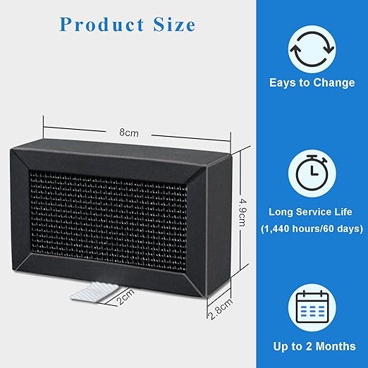 Activated Carbon Air Filter for Bambu Lab X1C/P1P/P1S/X1/X1E - Image 2
