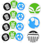 DOITOOL 12pcs Trash Can Recycling Labels Garbage Bin Stickers - Image 5