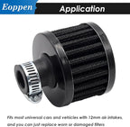 2Pcs 12mm Air Filter Mini Universal Vent Crankcase Cold Air Intake Breathe - Image 6
