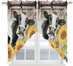 Retro Farmhouse Flower Swag Valances by Unknown