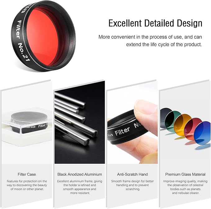 Astromania Telescope Filter, 1.25 Inches Planetary Filter - Image 2