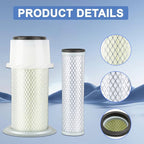 M802606 AF3036 Outer Inner CH12881 UC11955 Air Filter fits - Image 5