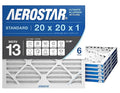 Aerostar 20x20x1 MERV 13 Air Filter, ACTUAL SIZE, Air Conditioning & Furnace by AirFiltersDelivered