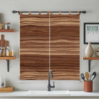 Brown Western Living Room Curtains 84 Inch Length, Window Curtains Tab Top - Image 3