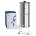 Culligan MaxClear 3 Gallon Gravity Water Filter System, Brushed Stainless-Steel - Image 3