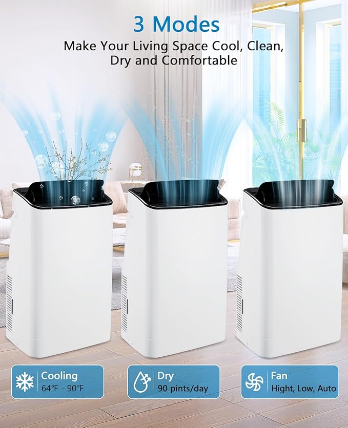 14, 000 BTUs Portable Air Conditioner - Image 4