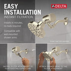 Delta Faucet Clarifi Premium Shower Filter Attachment - Image 5