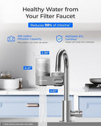 Waterdrop Water Filter for Sink Faucet, Visible Filter Housing, 320-Gallon Long - Image 4
