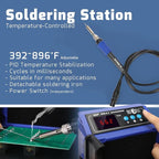 WEP 948DQ-II Double Filter Fume Extractor Soldering Iron Station 2-in-1 Solder - Image 3