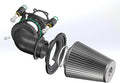Big Sucker cone Air filter intake by ForHarleyAccessories