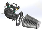 Big Sucker cone Air filter intake by ForHarleyAccessories