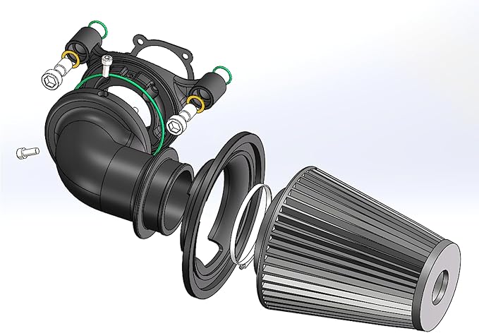 Big Sucker cone Air filter intake by ForHarleyAccessories