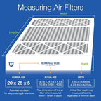 Nordic Pure 20x25x5 Honeywell Replacement Air Filters MERV 12 Plus Carbon 2 Pack - Image 2