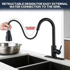 Kitchen Sink Faucet with Pull - Image 5