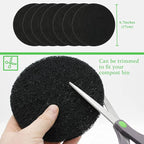 7 Pack Compost Bin Charcoal Filters Round Indoor Kitchen Compost Bucket - Image 2
