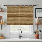 Vintage Western Kitchen Curtains 45 Inch Length, Short Cafe Window Curtains Tab - Image 3