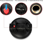 Geekpure 10-Inch Whole House Water Filter Housing 4.5"x10"1-Inch Outlet/Inlet - Image 4
