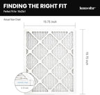 16x20x1 Air Filter MERV 8, HVAC/Furnace AC Filter Replacement, Dust - Image 2