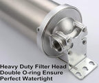 Amwater NSF/ANSI 42 Certification Jumbo Stainless Steel Filter Housing - Image 6
