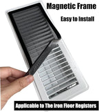 Floor Register Vent Cover- 4"x12" Magnetic Air Vent Screen Mesh Cover - Image 2