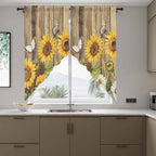 Farmhouse Sunflowers Swag Valances - Image 8