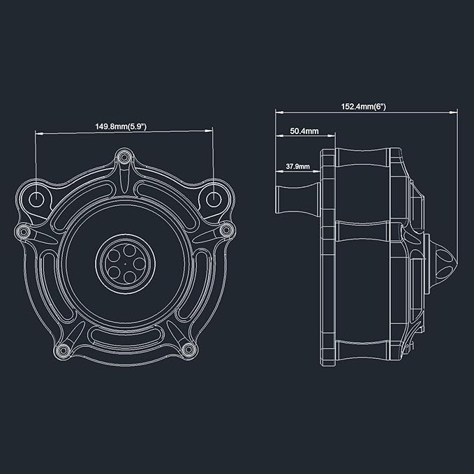 Air Filter Cleaner for Harley Davidson Softail Touring Street Road King Glide - Image 6