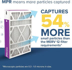 Filtrete 16x25x4 AC Furnace Air Filter, MPR 1550, MERV 12, Fits Lennox & - Image 4