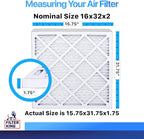 Filter King 16x32x2 Air Filter | 12-PACK | MERV 8 HVAC Pleated A/C Furnace - Image 2