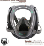 Full Face Respirаtor Reusable, Organic Vapor Respirаtor Compatible - Image 4