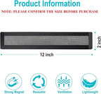 Magnetic Floor Register Vent Covers, 2 x 12 Inch Air Vent Filter Mesh, Sticky - Image 2