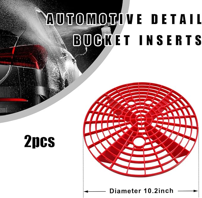 2 PCS Car Wash Bucket Insert, Dirt Guard Bucket Insert Helps Remove Dirt Debris - Image 2