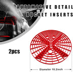 2 PCS Car Wash Bucket Insert, Dirt Guard Bucket Insert Helps Remove Dirt Debris - Image 2