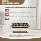 Bronze Color Floor Register Heavy Duty Walkable Steel Ease Adjust Air Vents - Image 6