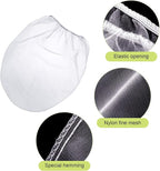 Paint Strainer Bags White Fine Mesh Filters Bag Bucket Elastic Opening Strainer - Image 4