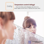 LED Bathroom Mirror with LED Lights, Wall Mounted Bathroom Mirror with Demister - Image 2