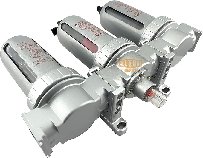 1/2" NPT MID FLOW 3 Stages Filter Coalescing Desiccant Dryer System - Image 4