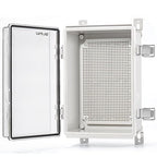 QILIPSU Outdoor WiFi Enclosure, 11.4"x7.5"x5.5" Waterproof Electrical Junction by QILIPSU
