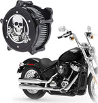 Motorcycle Air Filter Skull Style Air Cleaner - Image 9